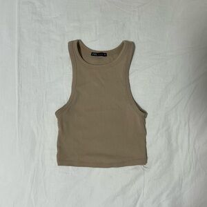 Zara high neck tank top